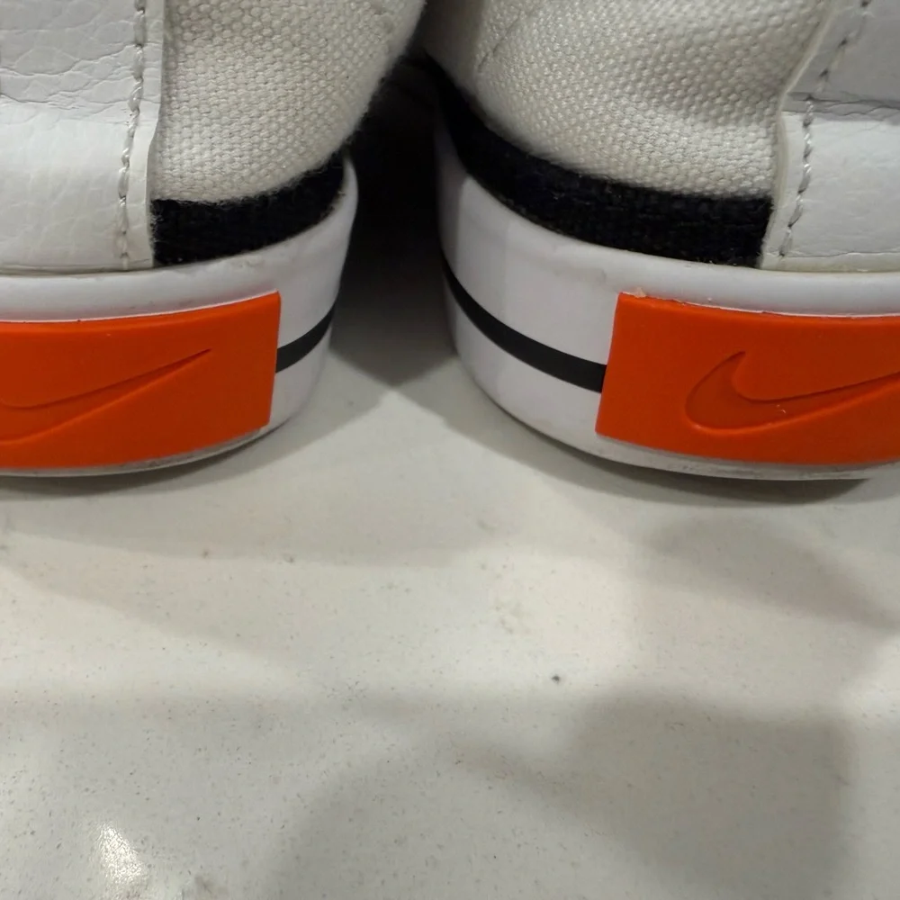 Nike Court Legacy Canvas Mid women’s size 7.5 white and black colorway - Picture 8 of 13